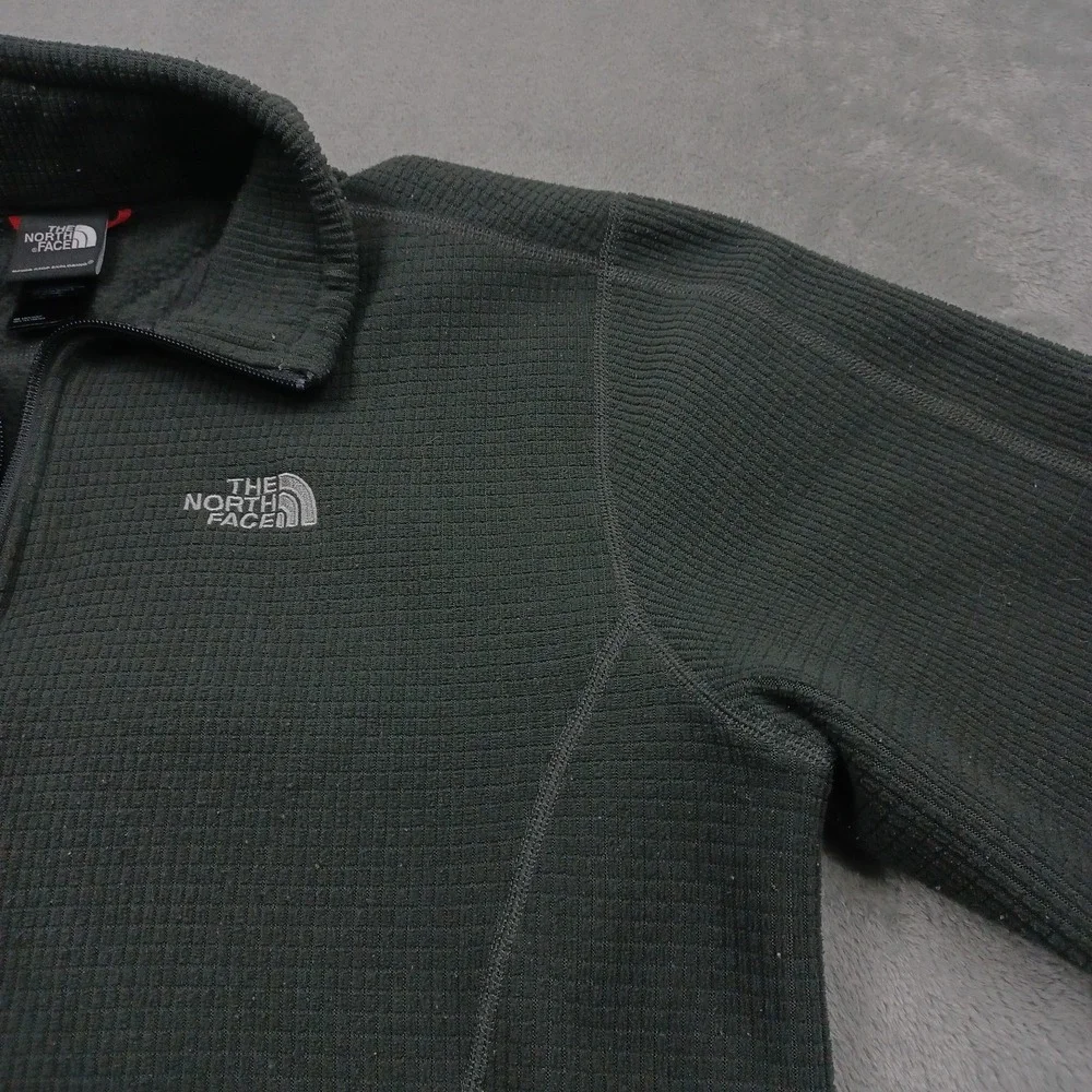 North Face Sweater Mens Large Gray 1/4 Zip‎ Fleece Pullover Outdoor Casual
